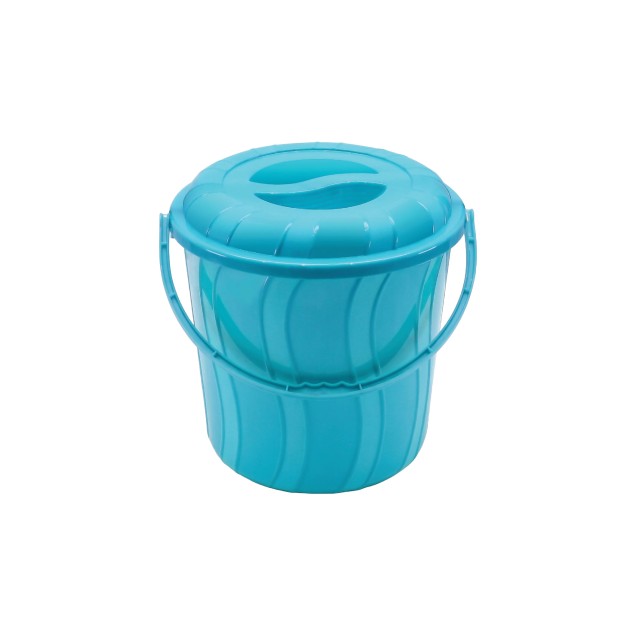 Kenpoly Stripe Bucket 5Ltr-Lid Col